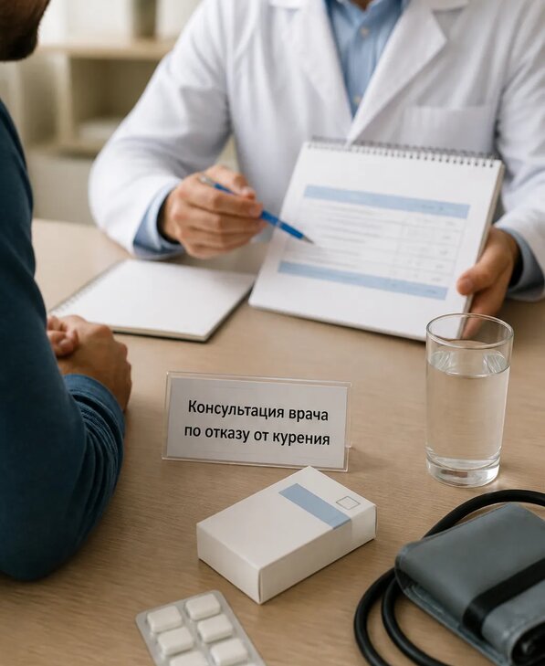 Консультация врача по отказу от курения для взрослых в Северске